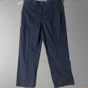 Croft & Barrow Men's Dress Pants Plain Front‎ Flexible Waist Comfort 36W x 29L